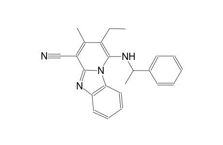 2-ethyl-3-methyl-1-[(1-phenylethyl)amino]pyrido[1,2-a]benzimidazole-4-carbonitrile