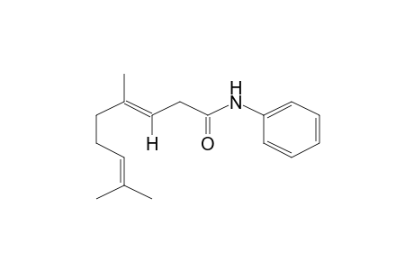 (3E)-4,8-Dimethyl-N-phenyl-3,7-nonadienamide