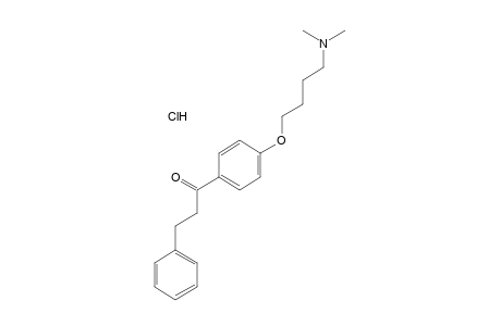 4'-[4-(dimethylamino)butoxy]-3-phenylpropiophenone, hydrochloride