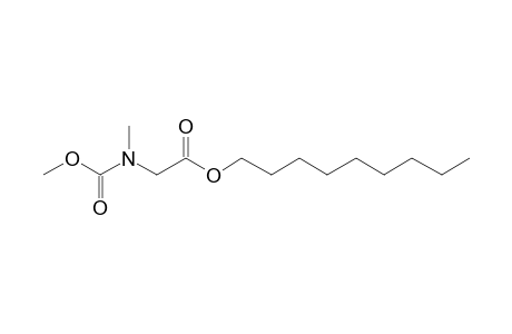 Glycine, N-methyl-N-methoxycarbonyl-, nonyl ester