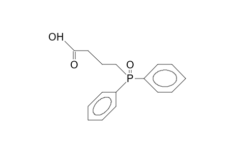 .omega.-(Diphenylphosphinyl)-butansaeure