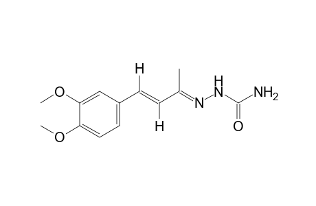 trans-4-(3,4-dimethoxyphenyl)-3-buten-2-one, semicarbazone