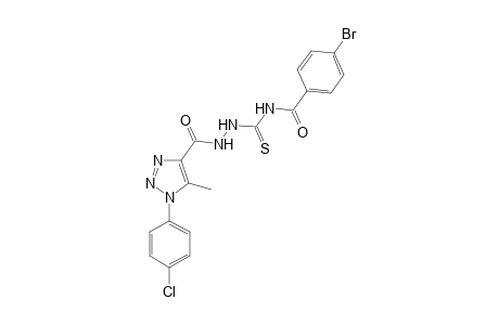 4-(4-Bromobenzoyl)-1-[1-(p-chlorophenyl)-5-methyl-1,2,3-triazole-4-carbonyl]thiosemicarbazide