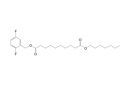 Sebacic acid, 2,5-difluorobenzyl heptyl ester