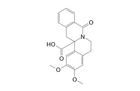 2,3-DIMETHOXY-8-OXO-5,6,13,13A-TETRAHYDRO-8H-DIBENZO-[A,G]-CHINOLIZIN-13A-CARBONSAEURE;2,3-DIMETHOXY-(8-OXO-BERBIN)-13A-CARBONSAEURE