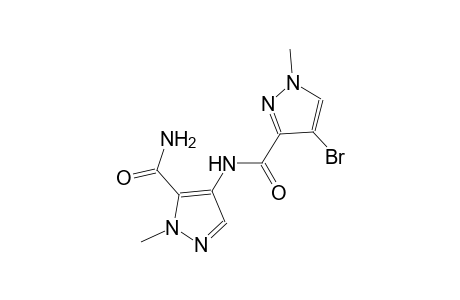 N-[5-(aminocarbonyl)-1-methyl-1H-pyrazol-4-yl]-4-bromo-1-methyl-1H-pyrazole-3-carboxamide