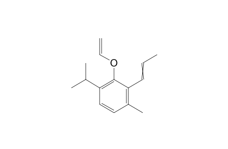 1-Isopropyl-4-methyl-3-(1-propenyl)-2-vinyloxybenzene