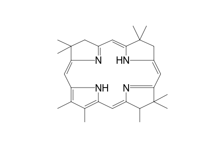 2,2,7,7,12,12,13,17,18-Nonamethyl-2,3,7,8,12,13,22,24-octahydro-porphine