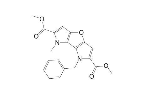 DIMETHYL-1-BENZYL-7-METHYFURO-[3,2-B:4,5-B']-DIPYRROLE-2,6-DICARBOXYLATE