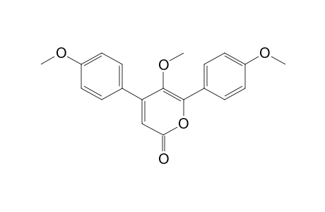3,5-bis(p-methoxyphenyl)-5-hydroxy-4-methoxy-2,4-pentadienoic acid gamma-lactone