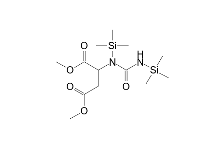 Ureidosuccinic acid-dimethyl ester-diTMS (isomer a)