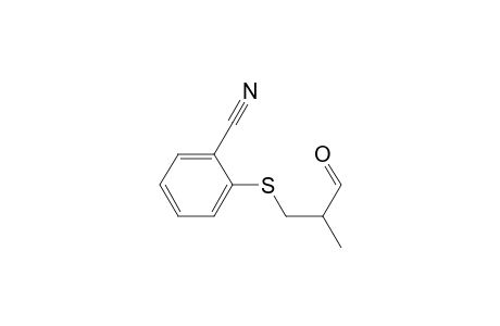 2-(2'-Formylpropylthio)-benzonitrile