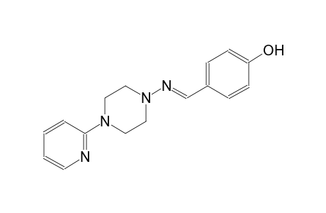 phenol, 4-[(E)-[[4-(2-pyridinyl)-1-piperazinyl]imino]methyl]-