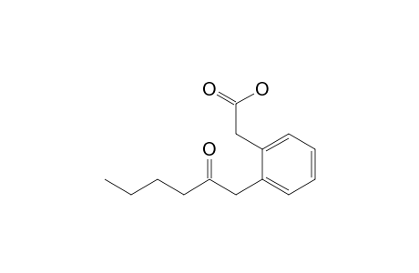 2-[2-(2-Oxohexyl)phenyl]acetic acid