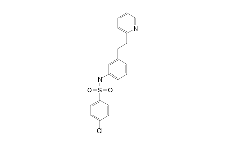 4-chloro-3'-[2-(2-pyridyl)ethyl]benzenesulfonanilide