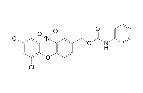4-(2,4-dichlorophenoxy)-3-nitrobenzyl alcohol, carbanilate (ester)
