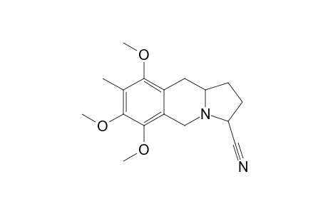 3-Cyano-6,7,9-trimethoxy-8-methyl-1,2,3,5,10,10a-hexahydrobenz[f]indolizine isomer