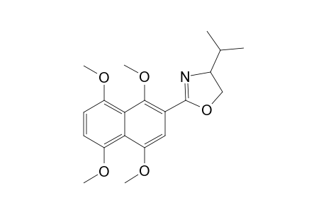 4-(1'-Methylethyl)-2-(1',4',5',8'-tetramethoxynaphthalen-2'-yl)-4,5-dihydroxazole