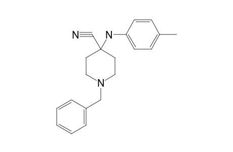 1-benzyl-4-(p-toluidino)isonipecotonitrile