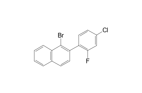 1-Bromo-2-(4-chloro-2-fluorophenyl)naphthalene