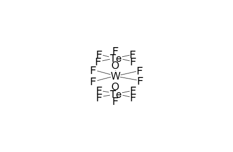 CIS-BIS(PENTAFLUOROTELLURATE)TUNGSTENE TETRAFLUORIDE