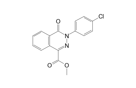 3-(p-CHLOROPHENYL)-3,4-DIHYDRO-4-OXO-1-PHTHALAZINECARBOXYLIC ACID, METHYL ESTER