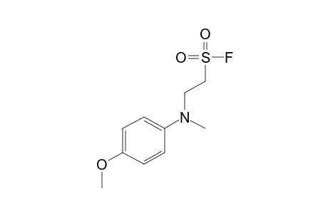 2-(N-methyl-p-anisidino)ethanesulfonyl fluoride