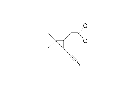 cis-3-(2,2-Dichloro-vinyl)-2,2-dimethyl-cyclopropane-1-carbonitrile