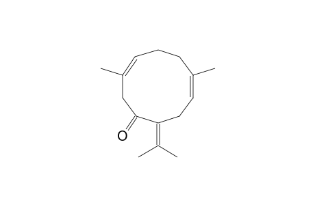 10-Isopropylidene-3,7-dimethyl-(Z,Z)-3,7-cyclodecadiene-1-one