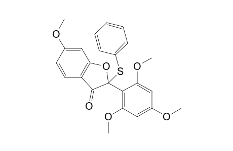 6-METHOXY-2-(PHENYLTHIO)-2-(2,4,6-TRIMETHOXYPHENYL)-BENZOFURAN-3(2H)-ONE