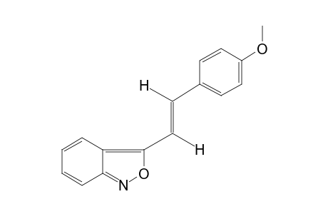 trans-3-(p-METHOXYSTYRYL)-2,1-BENZISOXAZOLE