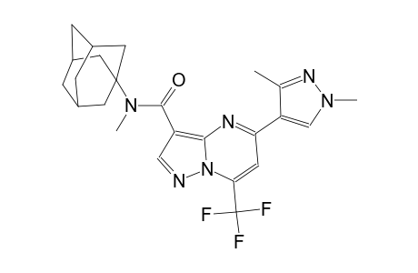 N-(1-adamantyl)-5-(1,3-dimethyl-1H-pyrazol-4-yl)-N-methyl-7-(trifluoromethyl)pyrazolo[1,5-a]pyrimidine-3-carboxamide