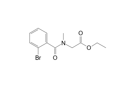 Sarcosine, N-(2-bromobenzoyl)-, ethyl ester