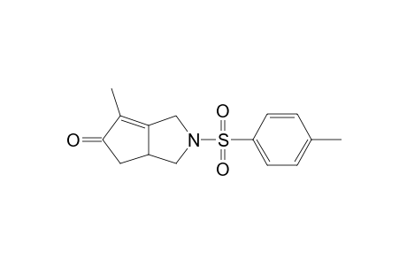 4-Methyl-2-(4-methylphenyl)sulfonyl-1,3,6,6a-tetrahydrocyclopenta[c]pyrrol-5-one
