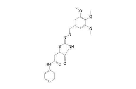 2,4-dioxo-5-thiazolidineacetanilide, 2-azine with 3,4,5-trimethoxybenzaldehyde