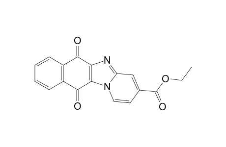 3-Carbethoxynaphth[2',3':4,5]imidazo[1,2-a]pyridine-6,11-dione