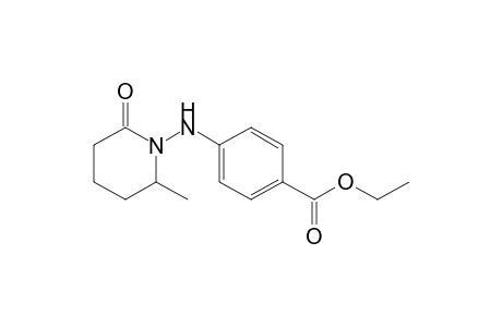 4-[(2-keto-6-methyl-1-piperidyl)amino]benzoic acid ethyl ester