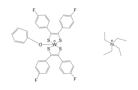 (ET4N)-[W-(OC6H5)-(S2C2-(C6H4-PARA-F)(2))(2)]