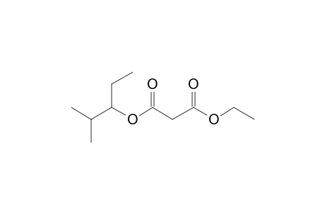 Malonic acid, ethyl 2-methylpent-3-yl ester