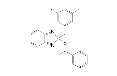 2-[(3,5-Dimethylphenyl)methyl]-2-[(1-phenylethyl)thio]benzimidazole