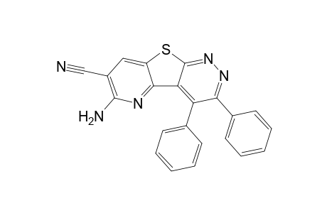 6-Amino-7-cyano-3,4-diphenylpyrido[2',3':4,5]thieno[2,3-c]pyridazine