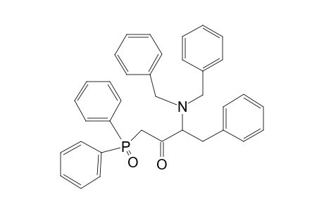 3-(Dibenzylamino)-1-diphenylphosphoryl-4-phenyl-butan-2-one