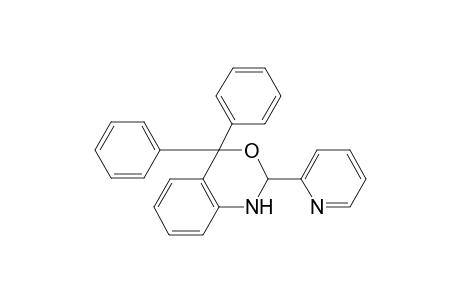 2H-3,1-benzoxazine, 1,4-dihydro-4,4-diphenyl-2-(2-pyridinyl)-