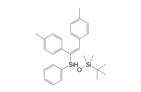 (E)-1-(tert-butyl)-3-(1,2-di-p-tolylvinyl)-1,1-dimethyl-3-phenyldisiloxane