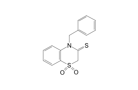 4-benzyl-2H-1,4-benzothiazin-3(4H)-one, 1,1-dioxide