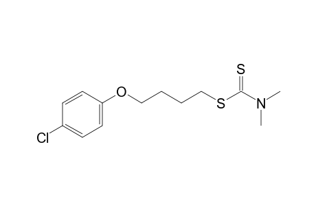 Dimethyldithiocarbamic acid, 4-(p-chlorophenoxy)butyl ester