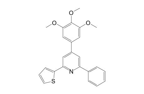 2-phenyl-6-(2-thienyl)-4-(3,4,5-trimethoxyphenyl)pyridine