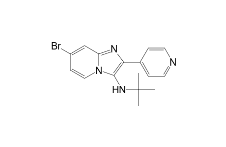 imidazo[1,2-a]pyridin-3-amine, 7-bromo-N-(1,1-dimethylethyl)-2-(4-pyridinyl)-