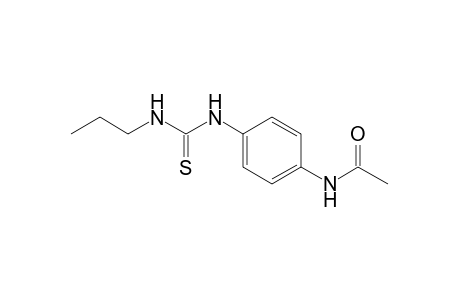 1-(p-acetamidophenyl)-3-propyl-2-thiourea