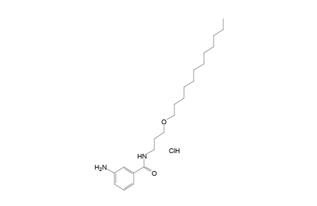 m-amino-N-[3-(dodecyloxy)propyl]benzamide, monohydrochloride